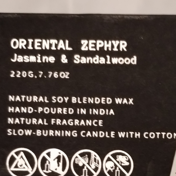 Vernal Oriental Zephyr Natural Soy Blend Candle - NEW! - Picture 3 of 3